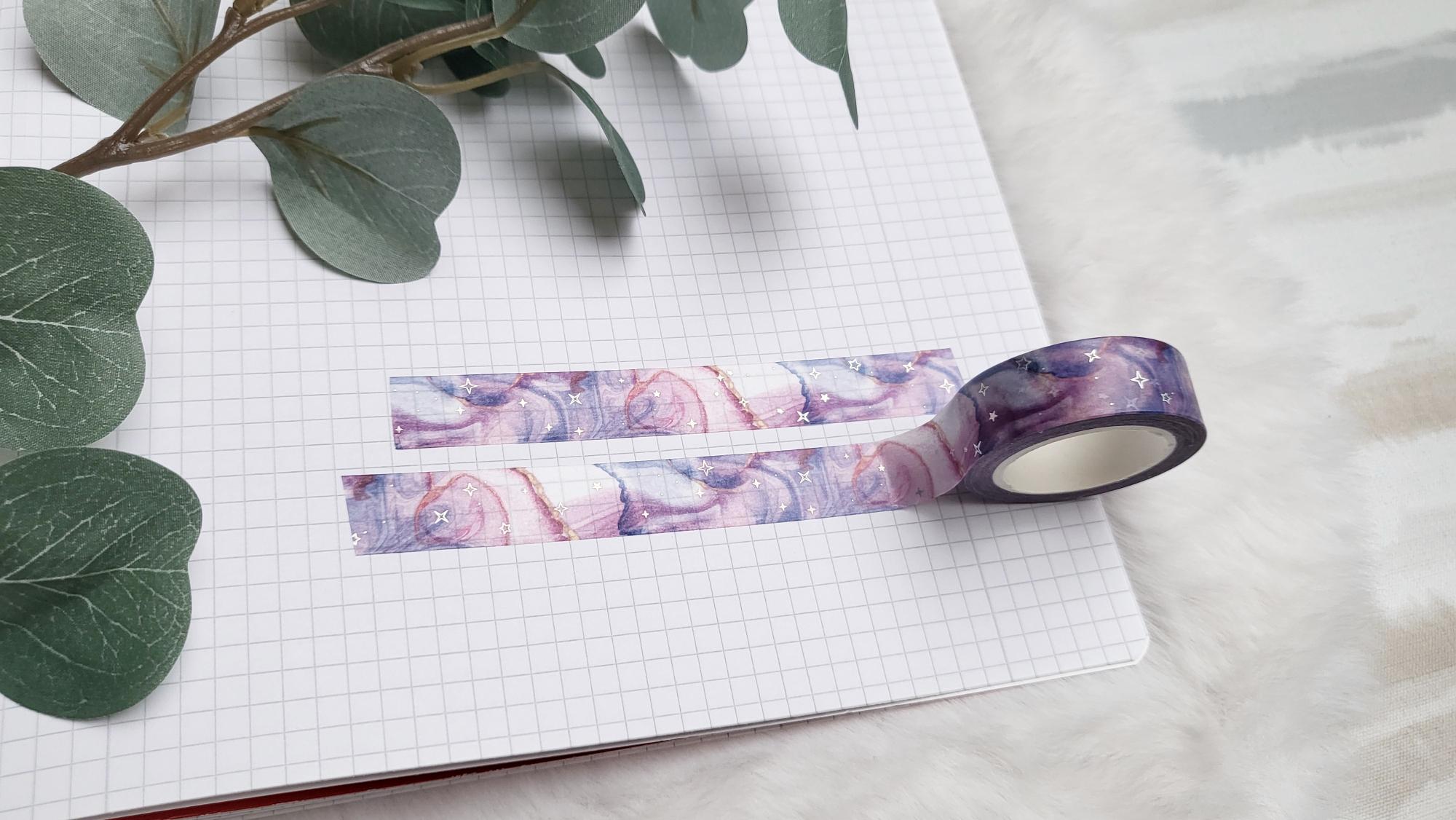 Washi Tape Lila Marmor